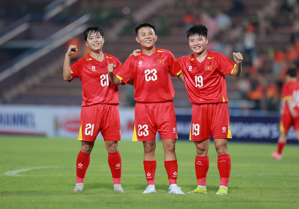 Tuyển nữ Việt Nam thắng to trận ra quân vòng loại Asian Cup