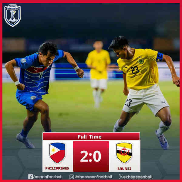 Thắng nhọc Brunei, U23 Philippines sáng cửa vào bán kết