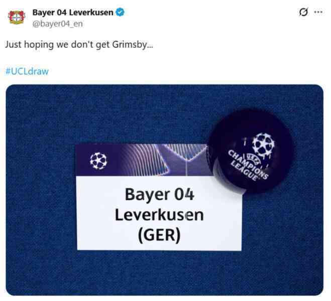 Leverkusen chế giễu Man Utd trước lễ bốc thăm Champions League