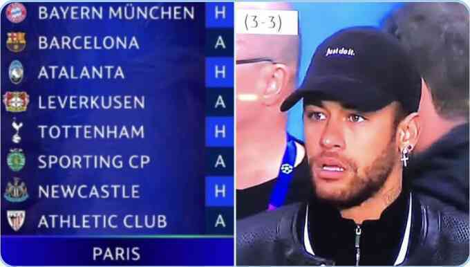 Những lá thăm ác mộng của PSG tại Champions League