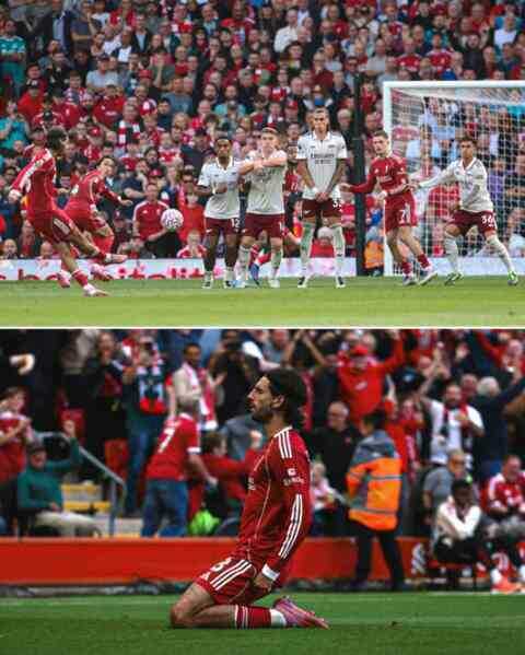 Liverpool hạ Arsenal nhờ siêu phẩm đá phạt