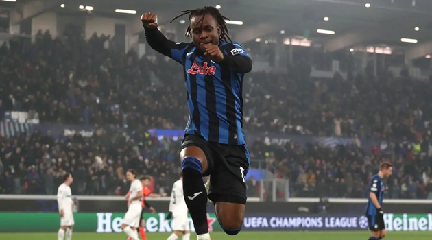 Lookman đứng đầu danh sách thay thế Vlahovic của Juventus