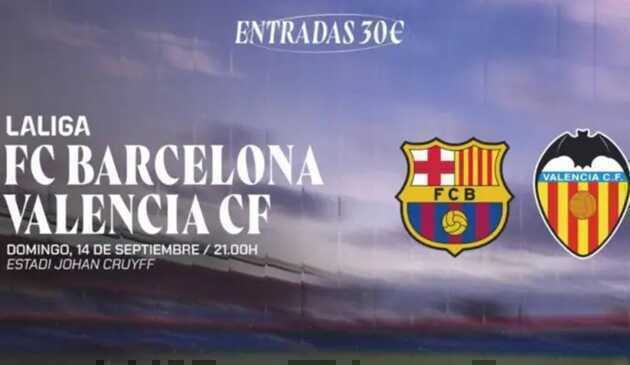 Valencia tiêu thụ sạch 290 vé đội khách cho trận gặp Barcelona