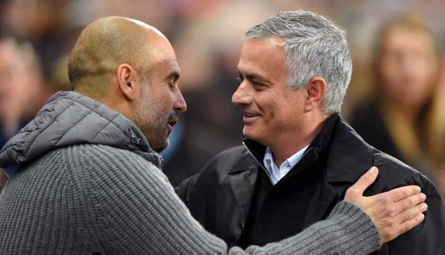 Mourinho đối đầu Pep năm 2018.