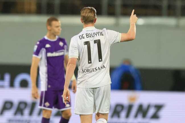 De Bruyne mở tỷ số trận đấu.