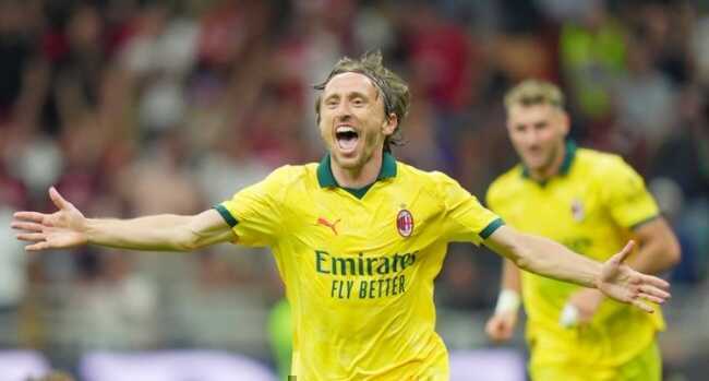 Modric `mở tài khoản`, AC Milan đánh bại Bologna ở Serie A