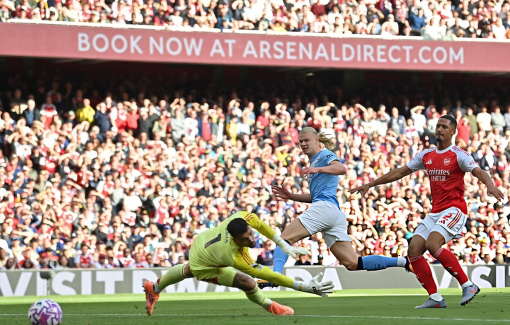 Tin bóng đá - Arsenal thoát thua Man City nhờ bàn thắng ở phút bù giờ