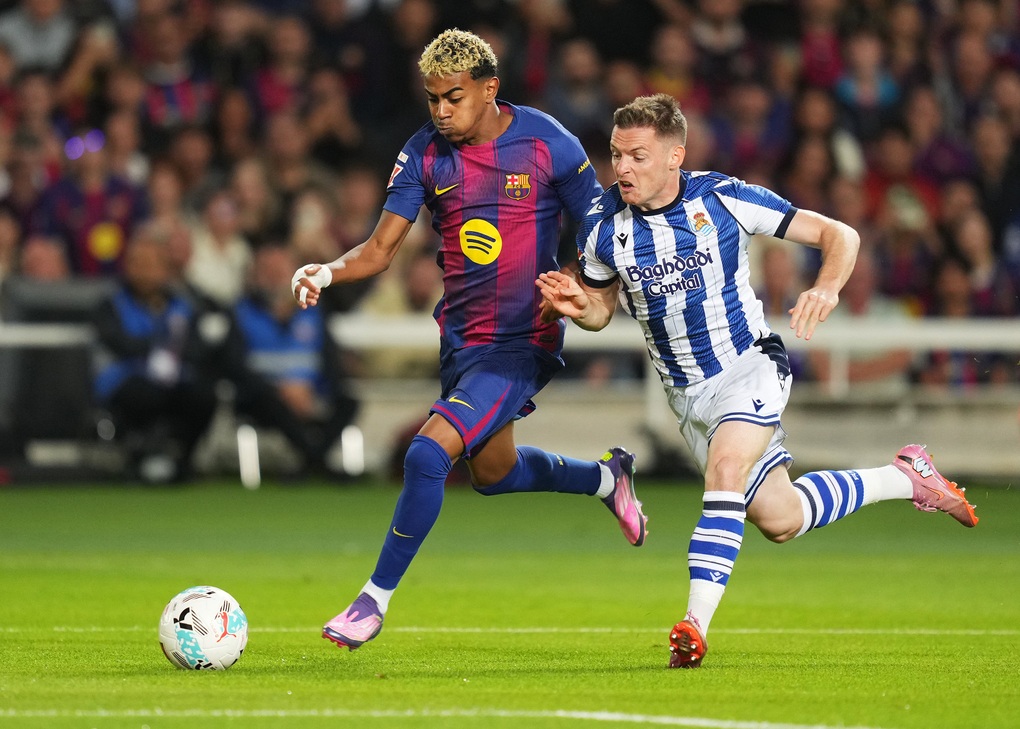 Lamine Yamal tái xuất, Barcelona chiếm ngôi đầu bảng của Real Madrid