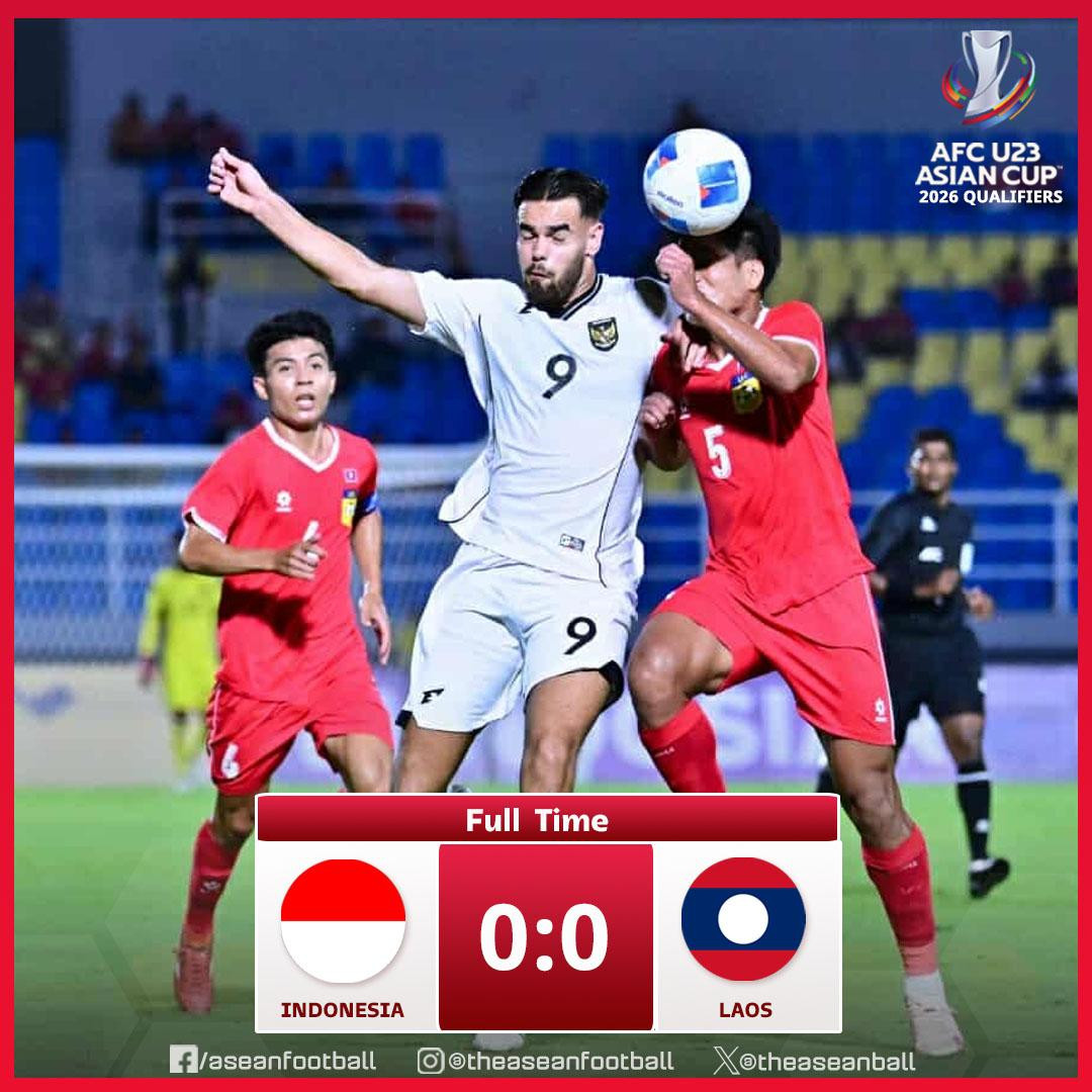 U23 Lào cầm hòa Indonesia, Campuchia gây địa chấn ở vòng loại châu Á