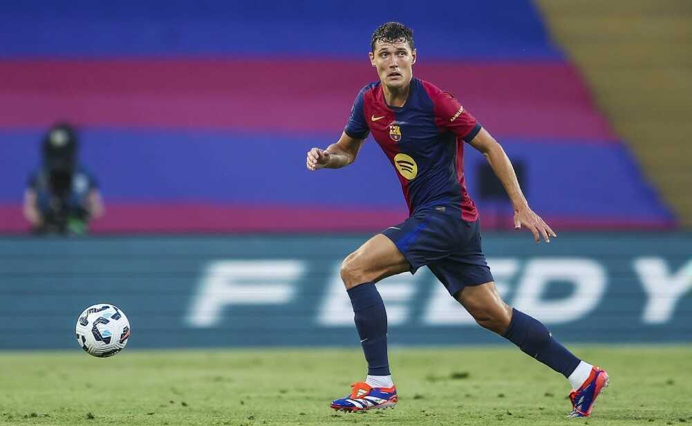 Christensen trong màu áo Barca.
