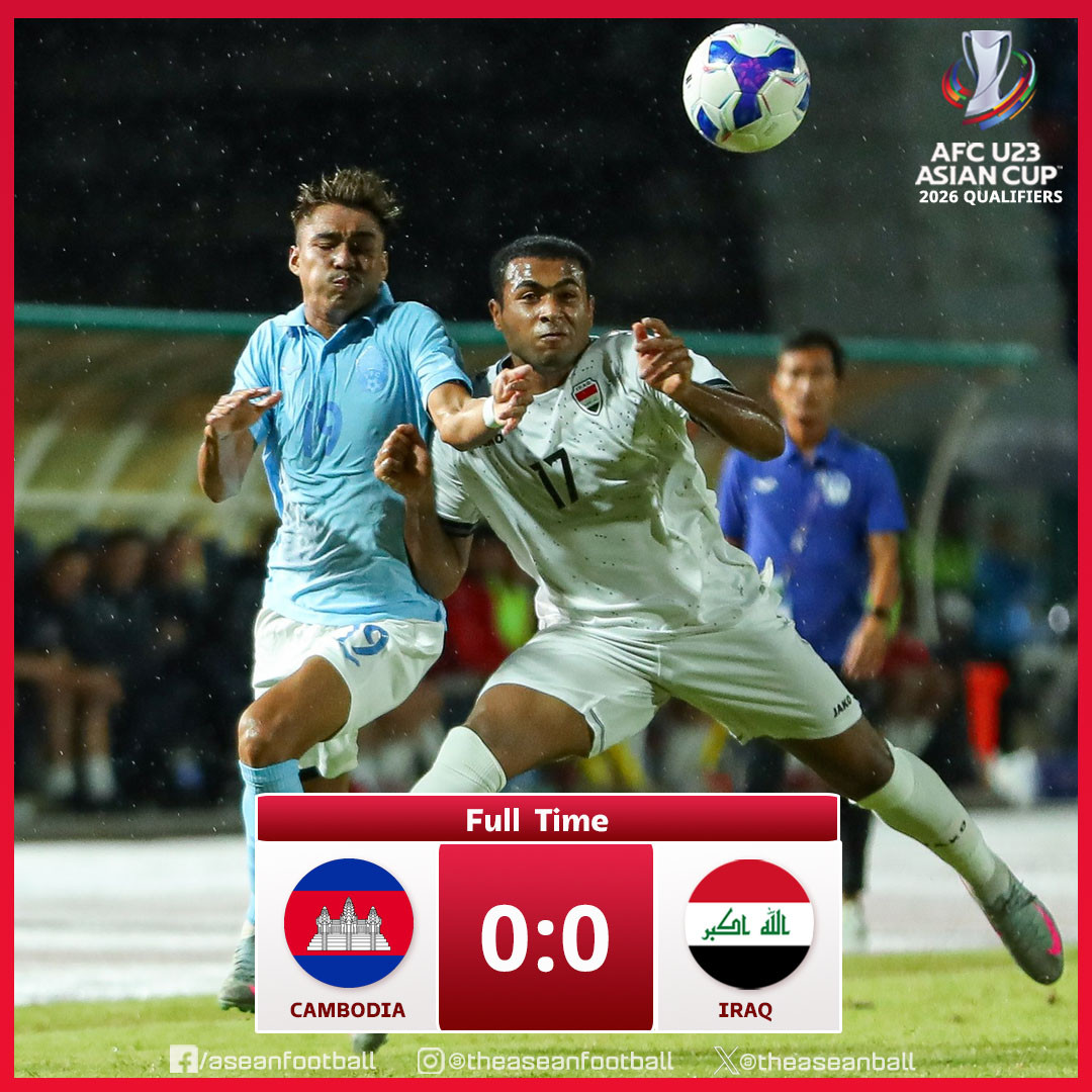 U23 Campuchia gây địa chấn trước Iraq, Lào và Timor Leste thắng to