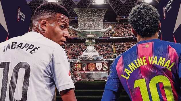 Mbappe và Yamal tranh ngai vàng El Clasico