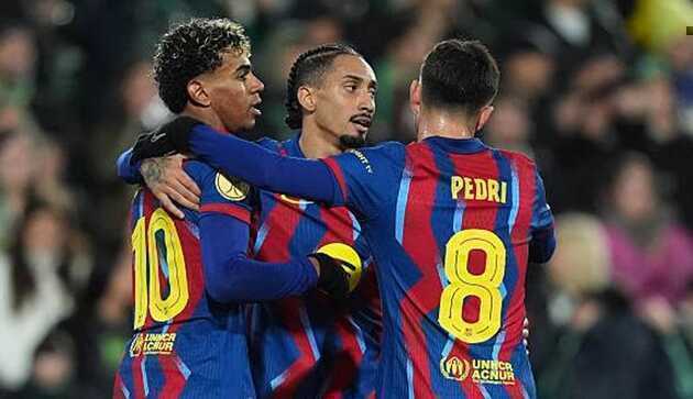 Barcelona tiếp tục tiến bước v&agrave;o v&ograve;ng trong C&uacute;p Nh&agrave; Vua.