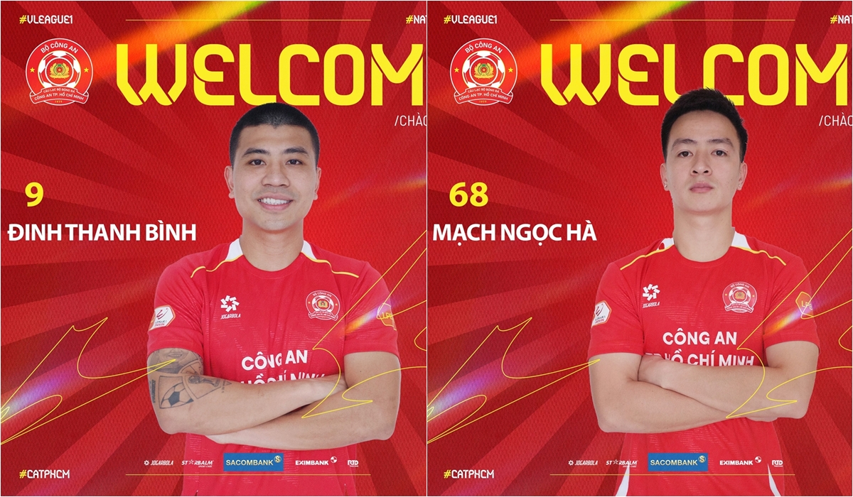 CA TP.HCM kích nổ cú đúp chuyển nhượng từ Ninh Bình