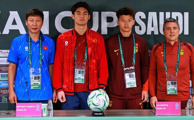 Sao Trung Quốc khẳng định không áp lực khi đấu U23 Việt Nam