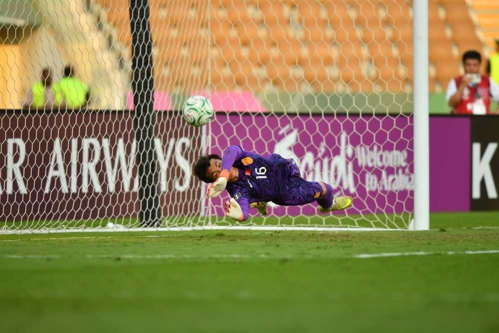 Thủ th&agrave;nh Li Hao đang sở hữu phong độ ấn tượng tại VCK U23 ch&acirc;u &Aacute;.