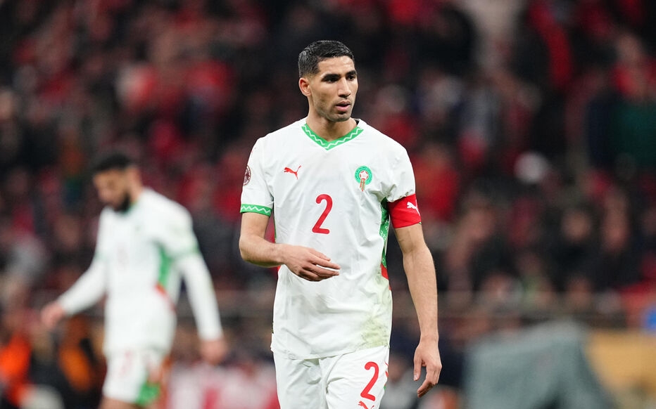 Achraf Hakimi c&oacute; thể trở lại đội h&igrave;nh PSG sau nhiệm vụ c&ugrave;ng đội tuyển Morocco tại AFCON.