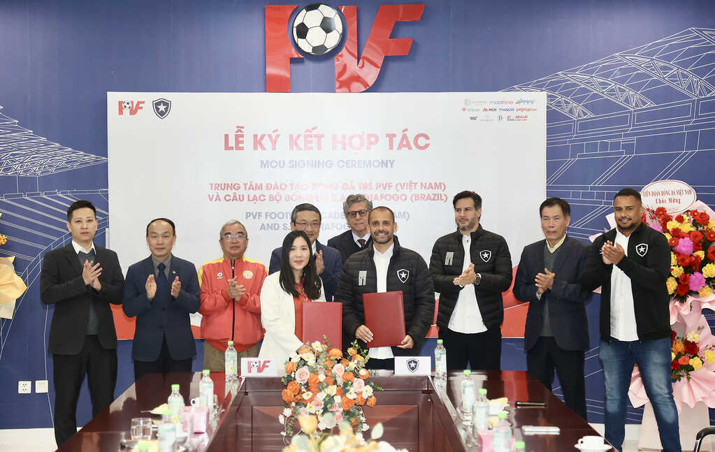 Trung tâm PVF - Bộ Công an hợp tác với CLB Botafogo của Brazil