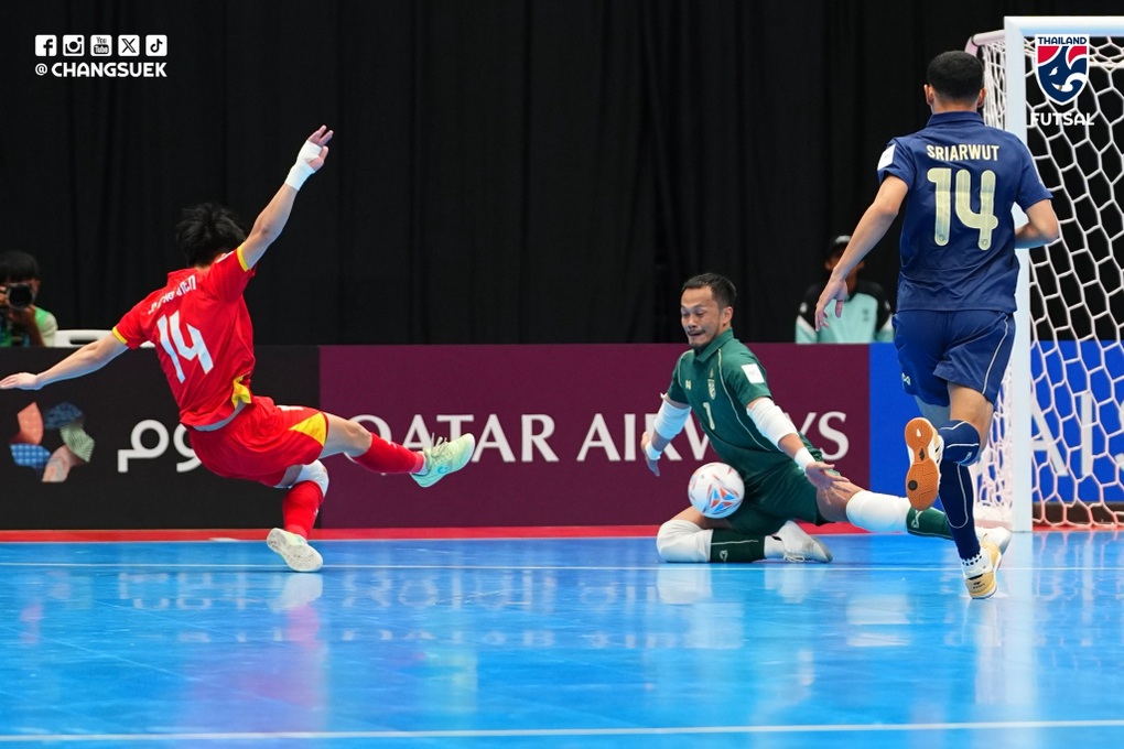 Thua đáng tiếc Thái Lan, tuyển futsal Việt Nam chấp nhận xếp nhì bảng