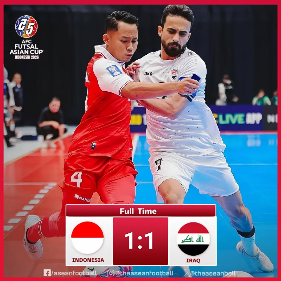 Xác định đối thủ của ĐT fusal Việt Nam ở vòng tứ kết châu Á