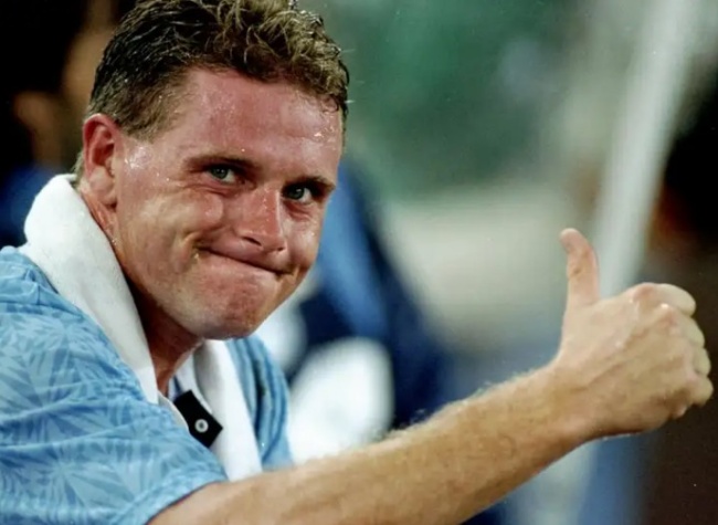 Danh thủ Paul Gascoigne ở Lazio.