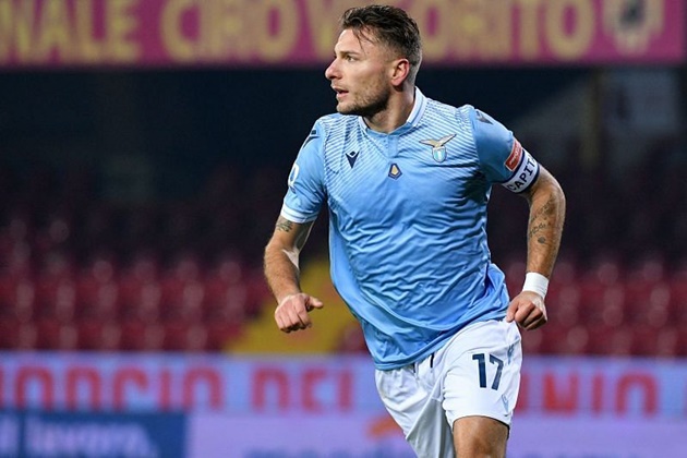 Ciro Immobile l&agrave; c&acirc;y săn b&agrave;n h&agrave;ng đầu của Lazio.