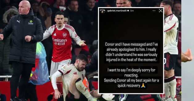 Martinelli công khai xin lỗi vì đẩy Bradley đang chấn thương