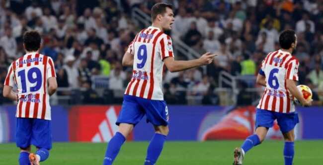 Sorloth lập c&ocirc;ng cho Atletico.