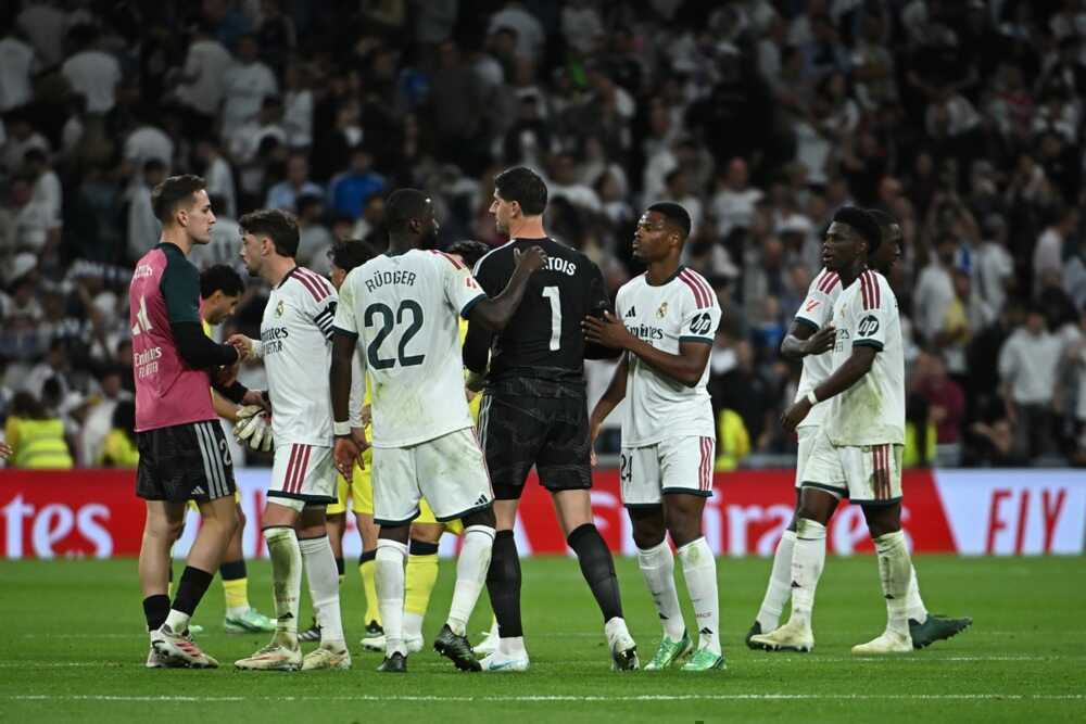 Ibrahima Konate: 7,5 điểm. Khả năng chuyền b&oacute;ng đ&ocirc;i l&uacute;c thiếu ch&iacute;nh x&aacute;c, nhưng trung vệ n&agrave;y l&agrave;m tốt nhiệm vụ ph&aacute; b&oacute;ng trước những quả tạt của đối phương. Ảnh: EPA.