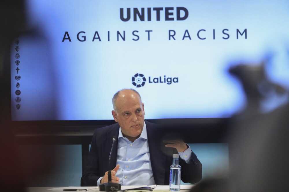 Uỷ ban đại diện của La Liga đang chứng đựng nhiều m&acirc;u thuẫn nội bộ. Ảnh: EPA.