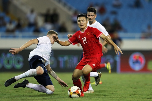 Quang Hải kh&ocirc;ng thể tham dự FIFA ASEAN Cup 2026 v&igrave; chấn thương. Ảnh: EPA.