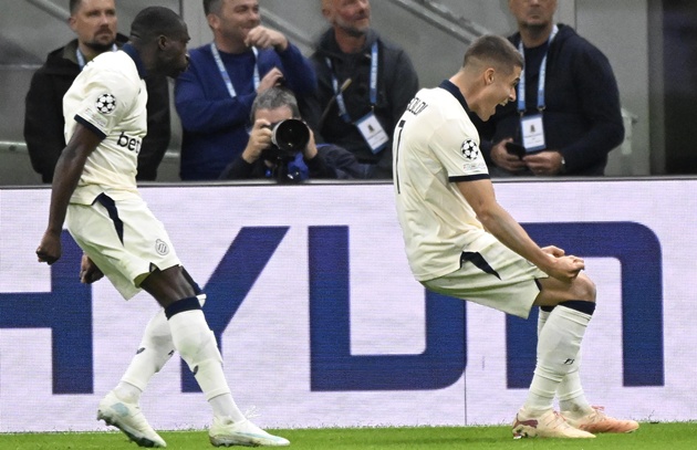 Tresoldi đ&atilde; n&atilde; hat-trick v&agrave;o lưới Inter Milan. (Ảnh: EPA Images)