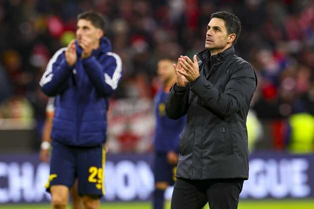 Arteta tiếc nuối vì Arsenal chia điểm với Bayern