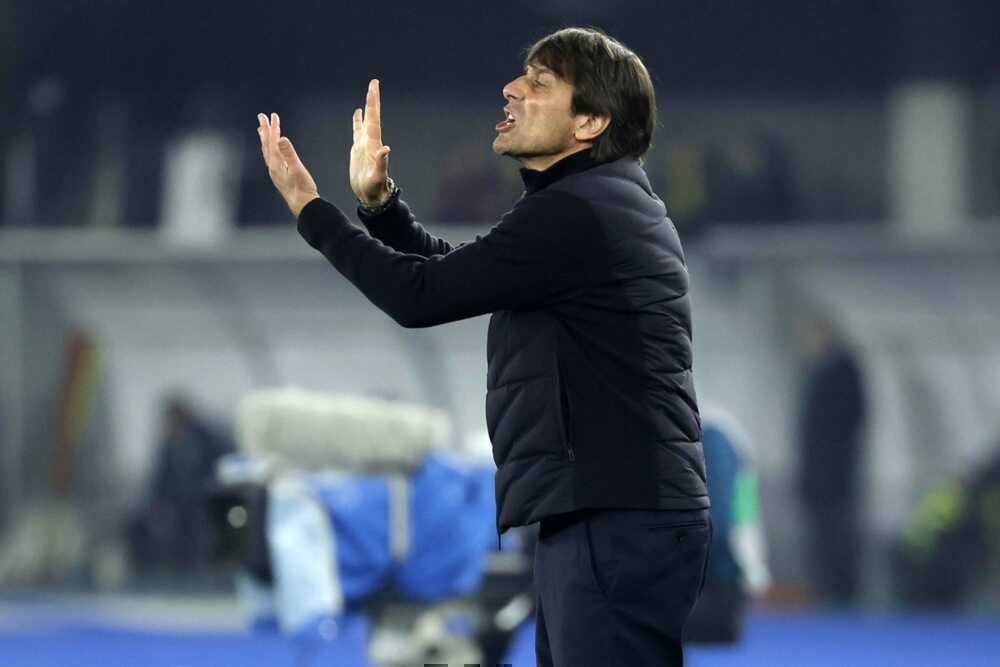 Conte đ&atilde; ghi dấu ấn trong qu&atilde;ng thời gian dẫn dắt Tottenham. Ảnh: EPA.