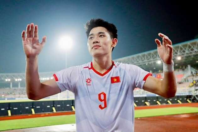 Đ&igrave;nh Bắc l&agrave; niềm hy vọng v&agrave;ng của tuyển Việt Nam. Ảnh: VFF.