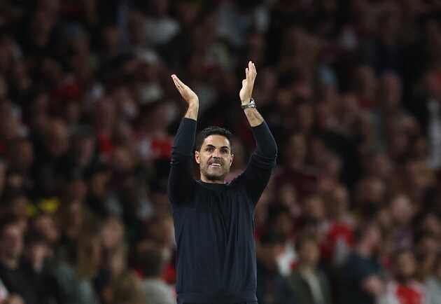Arsenal đang vươn m&igrave;nh r&otilde; rệt dưới sự dẫn dắt của Arteta. Ảnh: EPA.