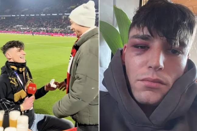 Trọng tài bị đánh sau khi cầu hôn bạn trai đồng giới