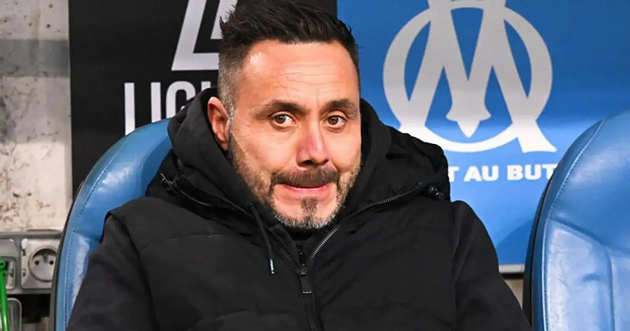 Marseille chia tay HLV De Zerbi giữa khủng hoảng