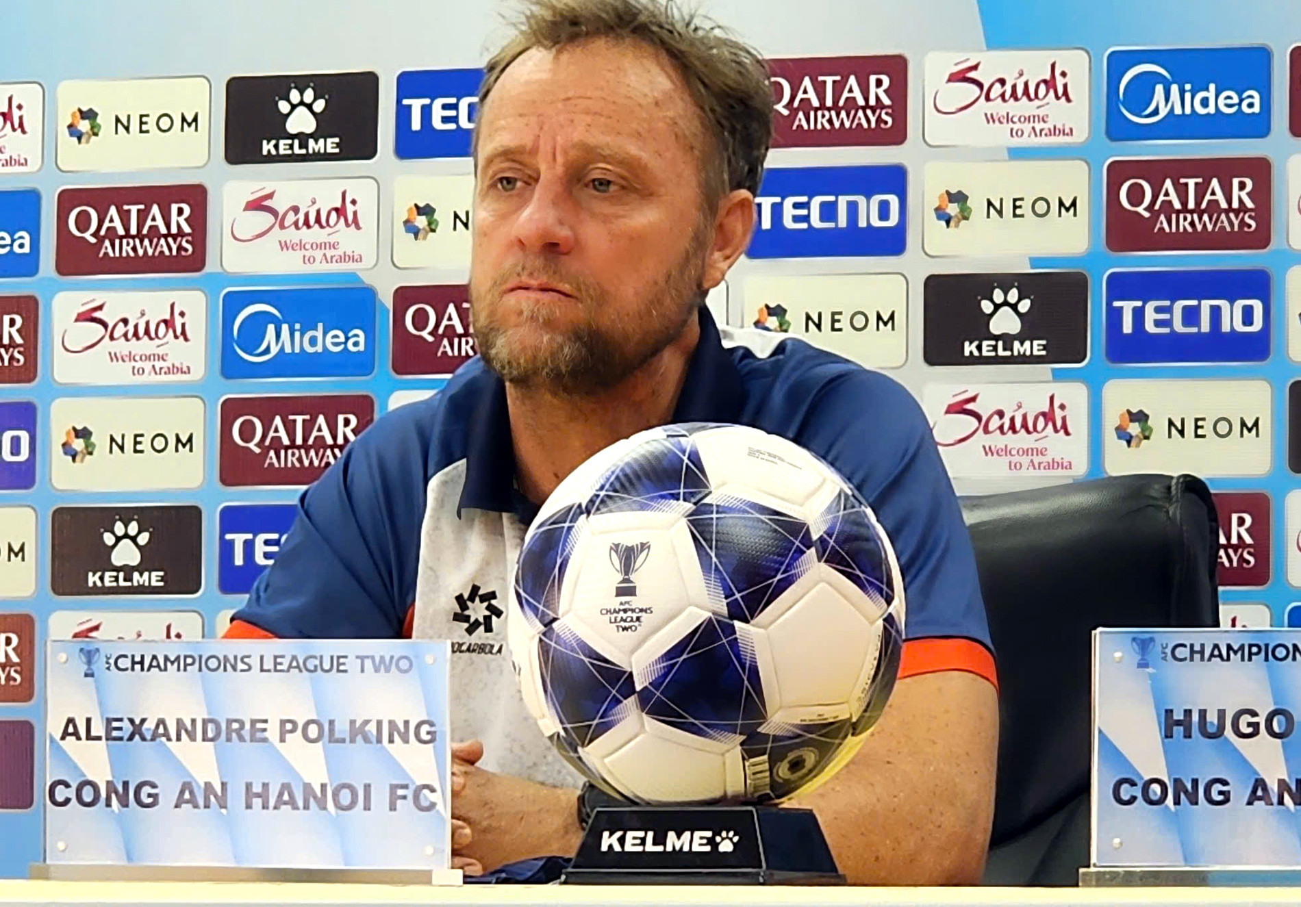 HLV Polking nói điều bất ngờ khi CAHN bị xử thua 0-3 ở Cúp châu Á