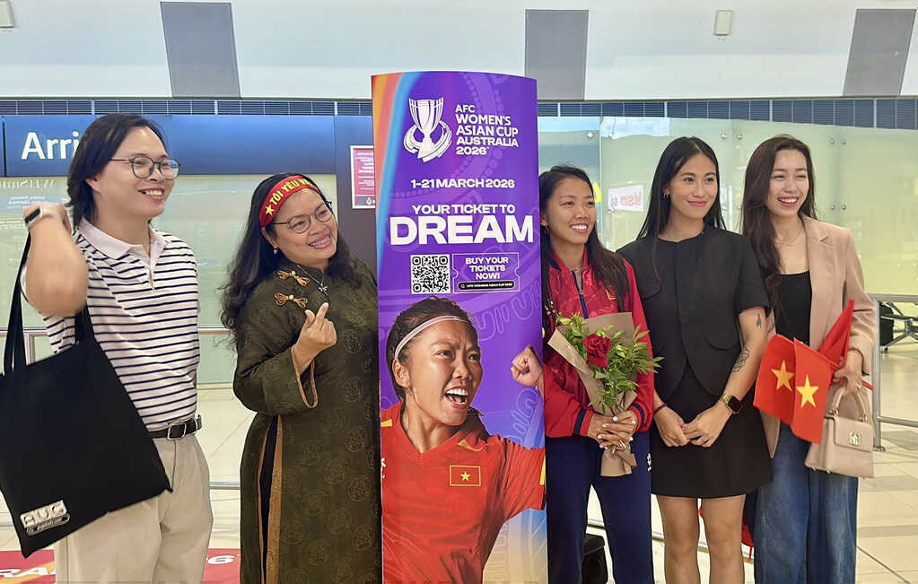 Tuyển nữ Việt Nam tới Australia, sẵn sàng đấu Nhật Bản, Ấn Độ