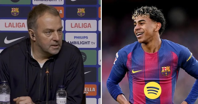 Flick lý giải việc thay Yamal và De Jong vắng mặt