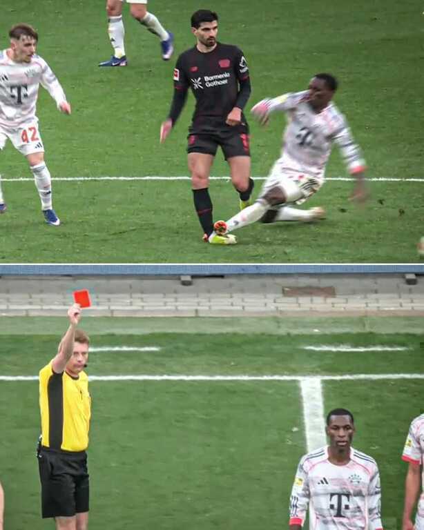 Tin bóng đá - Bayern thoát thua dù nhận 2 thẻ đỏ ở Bundesliga