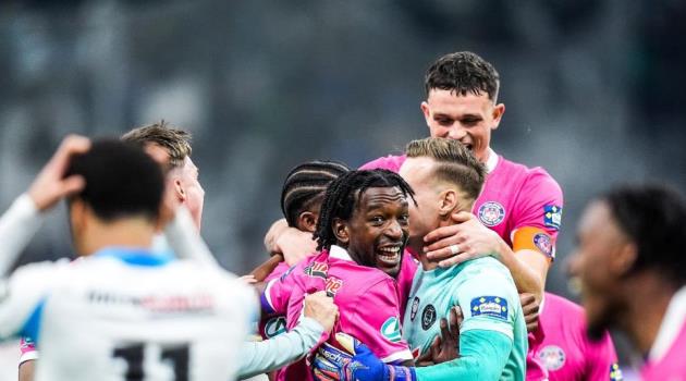 Thua luân lưu oan nghiệt, Marseille dừng bước tại Cúp Quốc gia