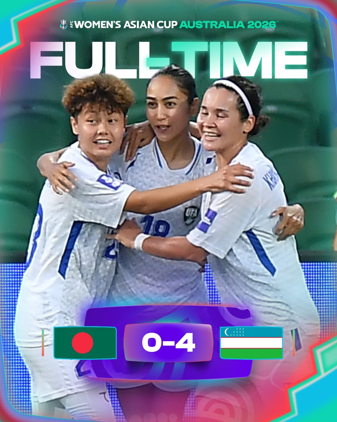 Uzbekistan thắng đậm, đẩy tuyển nữ Việt Nam vào thế cực khó