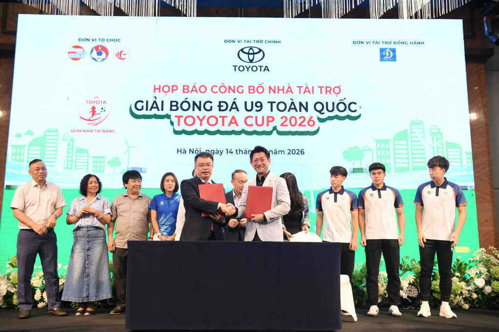 35 đội bóng tranh tài ở giải bóng đá U9 toàn quốc 2026