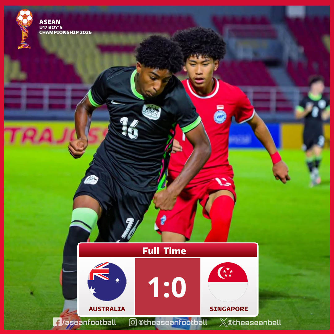 U17 Singapore suýt gây bất ngờ trước U17 Australia