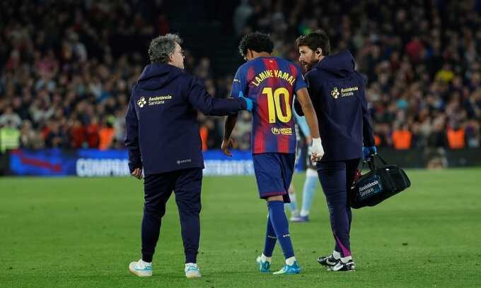 Yamal nghỉ hết mùa giải