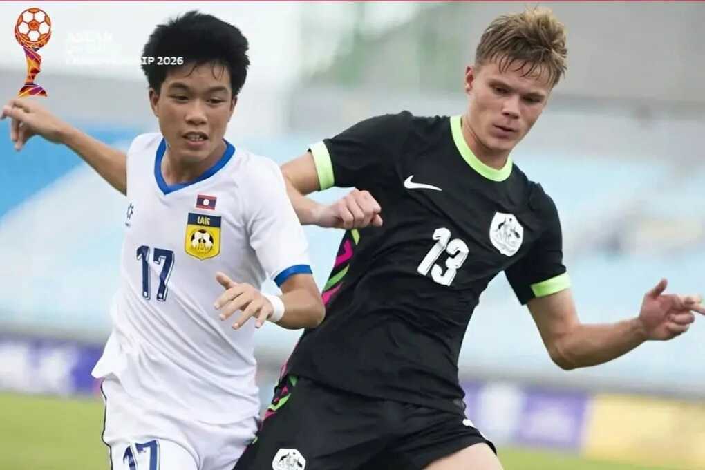 U17 Lào hứng chịu trận thua đậm 0-8 trước U17 Australia