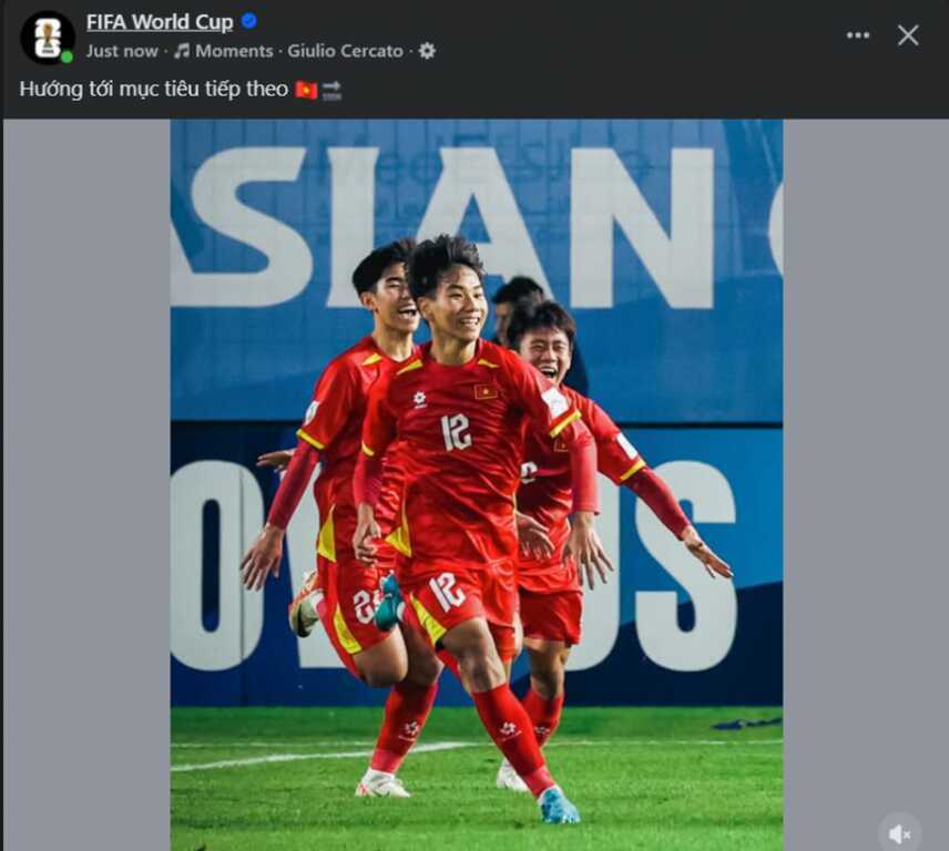 FIFA gửi thông điệp đặc biệt tới U17 Việt Nam sau khi vô địch - 1