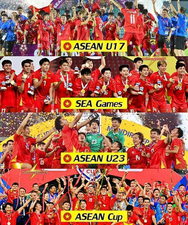 Phản ứng của CĐV Thái Lan khi bóng đá Việt Nam thống trị Đông Nam Á